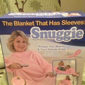 The Blanket w/sleeves!! Pink Snuggie