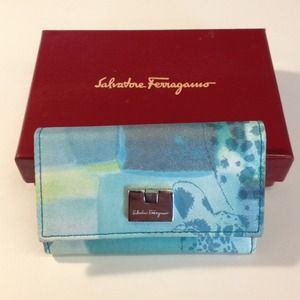 Reduced$$!!  Ferragamo key holder, card wallet