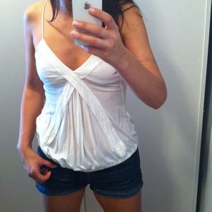 White summer top, Armani Exchange