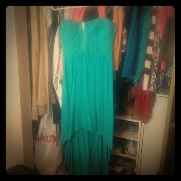 Turquoise dress