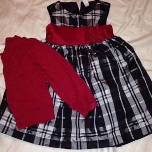 Toddler dress and sweater