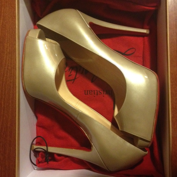 Christian Louboutin Very Prive 120 Metal Patent - Picture 3 of 4