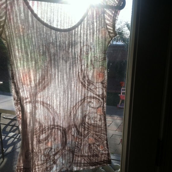 Cute see through top (: