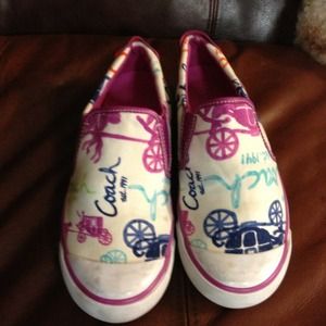 Coach Beale Shoes Size 7.5 B multi-colored