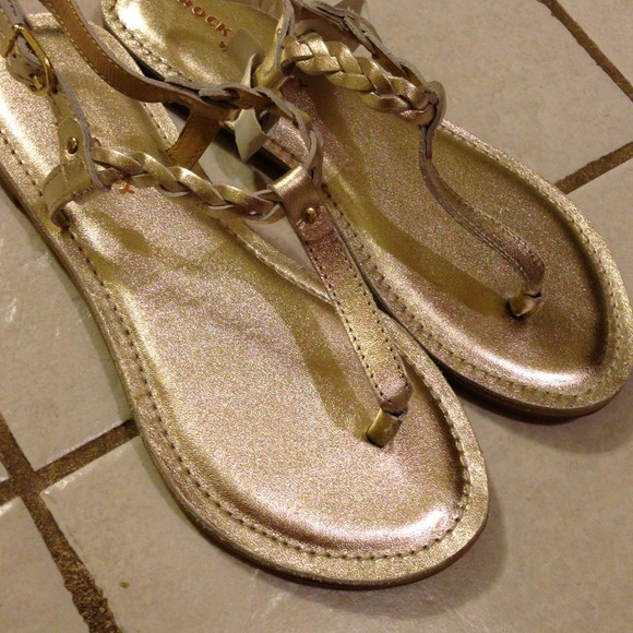 Gold Sandals - Picture 2 of 4