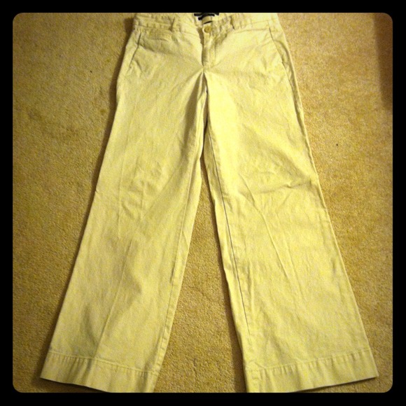 ⚓ SOLD In Bundle ⚓ Ivory Wide-Leg GAP Trousers