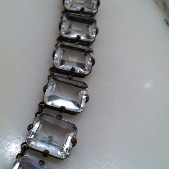 Super Glam Large rhinestone necklace - Picture 2 of 4