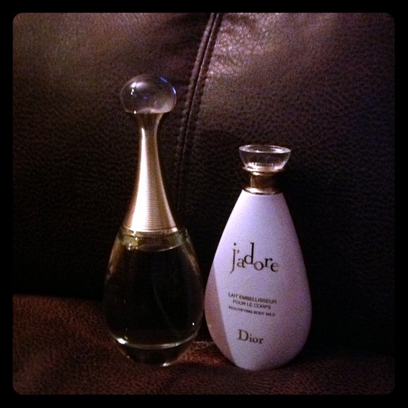 HOLD!!! Dior J'adore perfume and lotion set