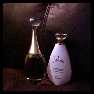 HOLD!!! Dior J'adore perfume and lotion set