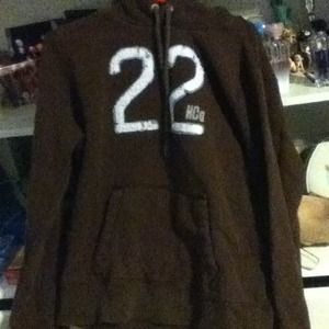 Brown Hollister Hoodie