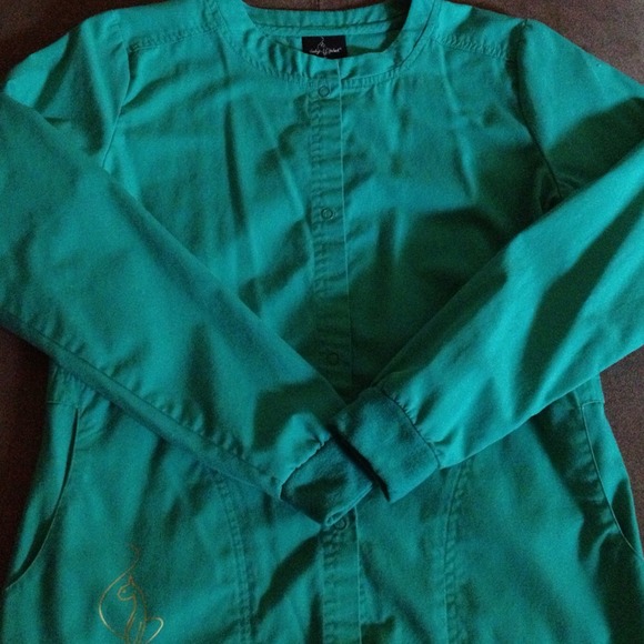 Baby Phat Scrub Jacket Green. - Picture 1 of 4