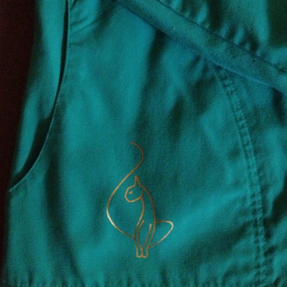 Baby Phat Scrub Jacket Green. - Picture 3 of 4