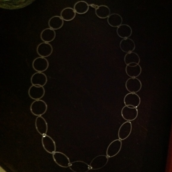 Silver Ring Necklace - Picture 2 of 3