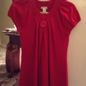 Bundle red Harold skirt and denim skirt