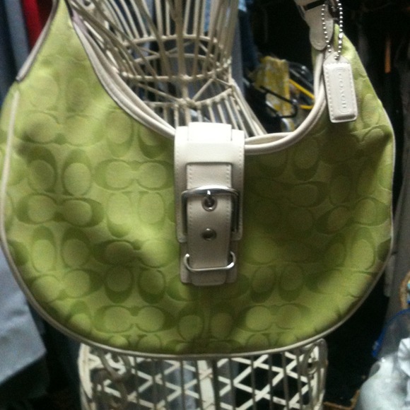 Authentic Coach Hobo w/ matching checkbook cover-