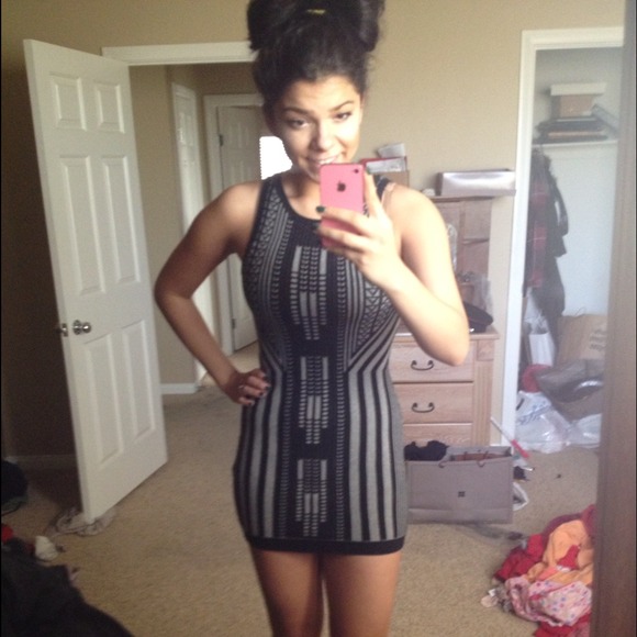 Patterned Armani Exchange dress