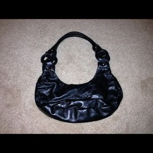 Express black handbag