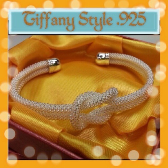 925 Tiffany style Forget me Knot -NWOT - Picture 4 of 4