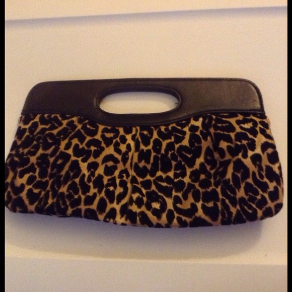 Animal print purse