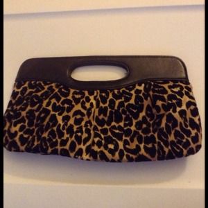 Animal print purse