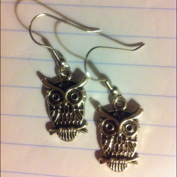 Owl earrings.