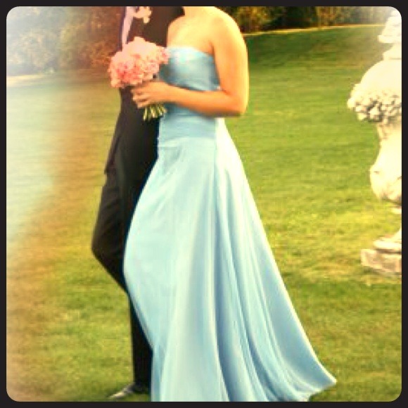 Blue Vera Wang dress