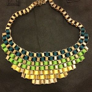 Tri-color necklace
