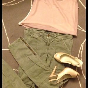 ❌RESERVED FOR @annibella❌ AE Olive Cargo Skinny