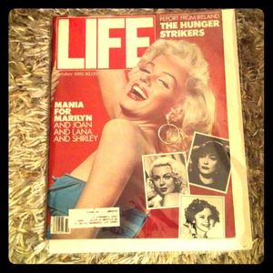 1981 Marilyn Monroe LIFE Magazine.