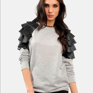 Selena ruffle sweatshirt NO TRADES!!!!