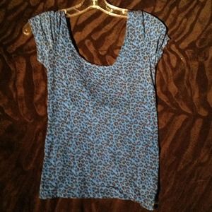 Sexy blue cheetah print