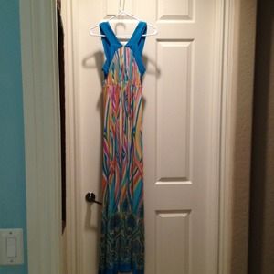 Colorful fun maxi dress