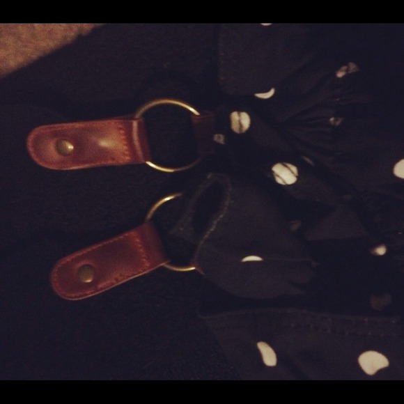 Black with white spotted purse! - Picture 2 of 2