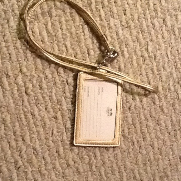SOLD!!!Coach Id for luggage or backpack