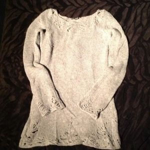 Grey knit sweater dress ARMANI EXCHANGE <3