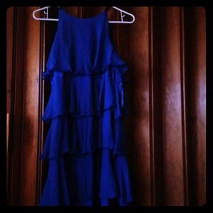 Blue party dress..