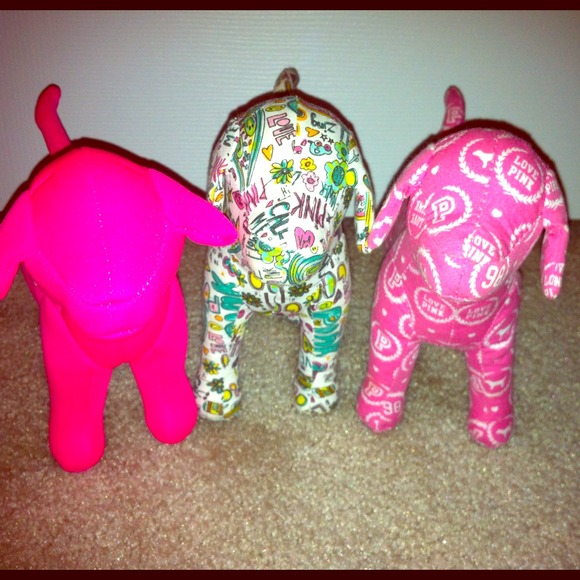 👍REDUCED👍3 Victoria secret pink dogs 🐾🐶🐾