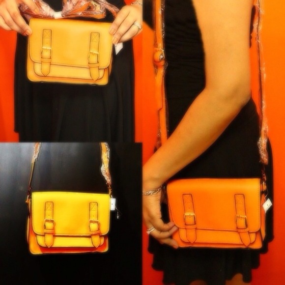 Orange double bucket bag .. Already sold