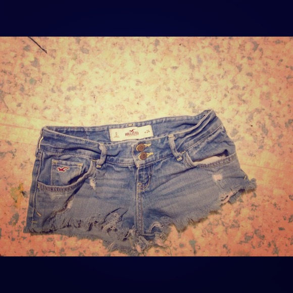 Hollister short shorts, size 0