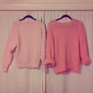 Vintage Pink Sweaters