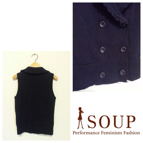 BRAND NEW) Warm Navy Vest - Picture 3 of 3