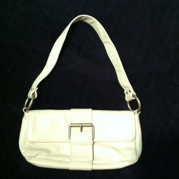 White Leather Handbag