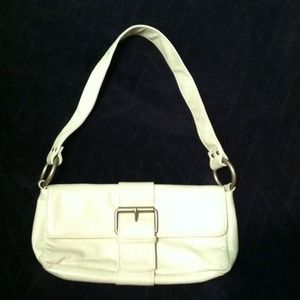 White Leather Handbag