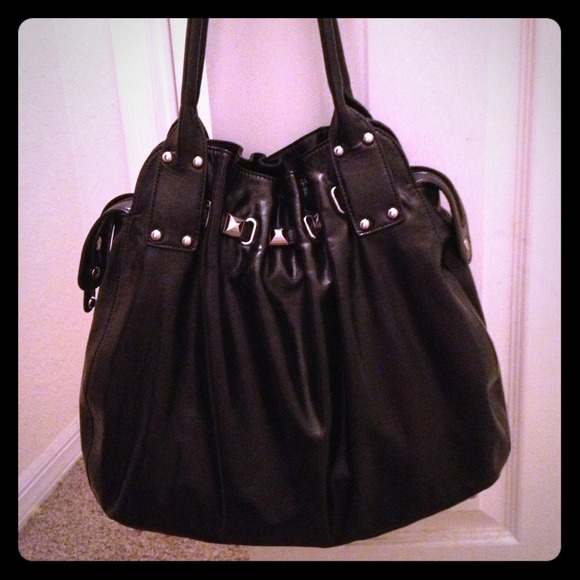 Large black purse