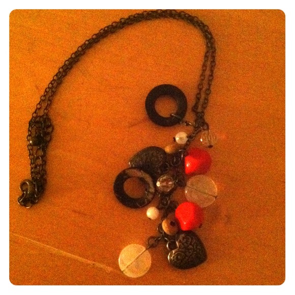 Heart charm necklace