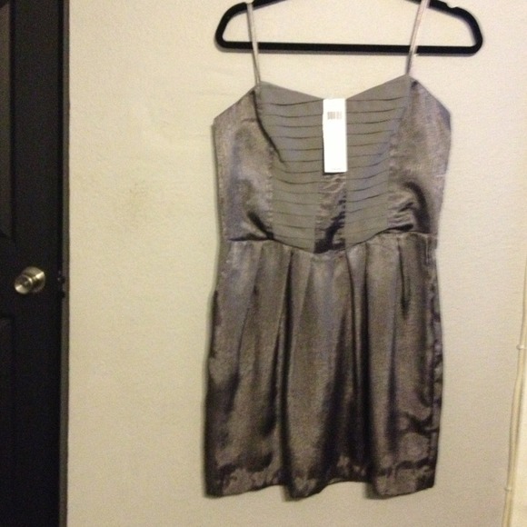 BCBG silver/grey dress. Perfect for New Years! - Picture 1 of 4