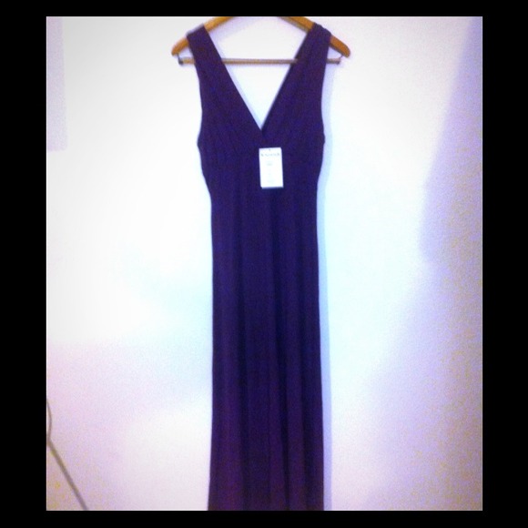 NWOT purple long maxi dress