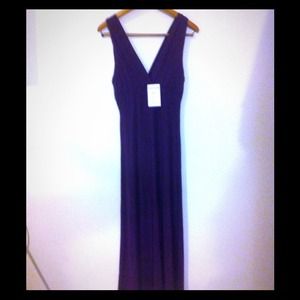 NWOT purple long maxi dress