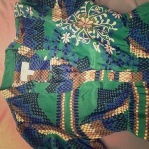 Antropologie Rainforest Shirtdress