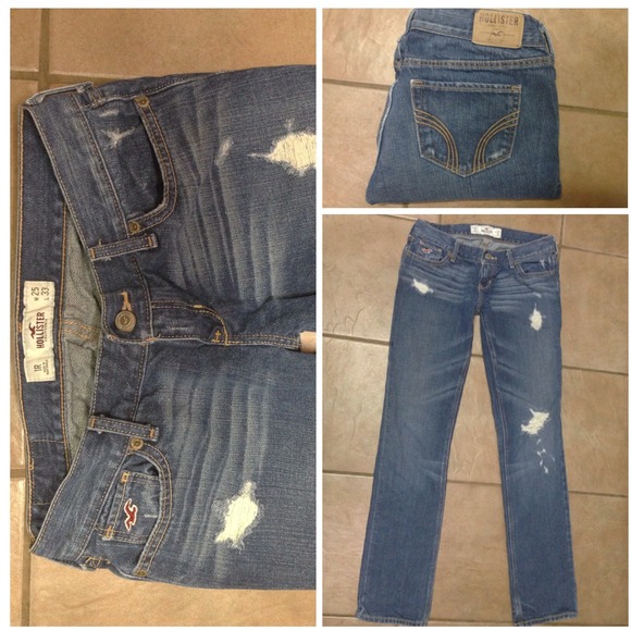 Hollister Destroyed Skinny Jeans